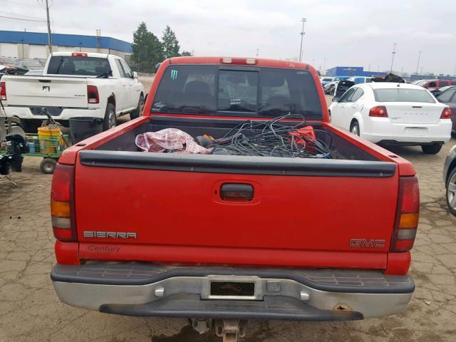 2GTEC19T4X1558500 - 1999 GMC NEW SIERRA RED photo 6