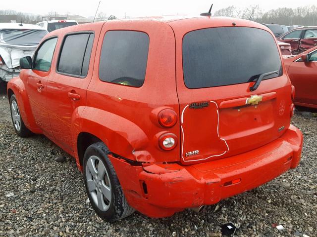 3GNBAAFW7BS547308 - 2011 CHEVROLET HHR LS წითელი ფოტო 3