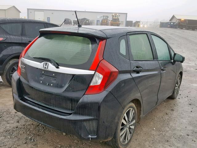 JHMGK5H70GX046452 - 2016 HONDA FIT EX BLACK photo 4