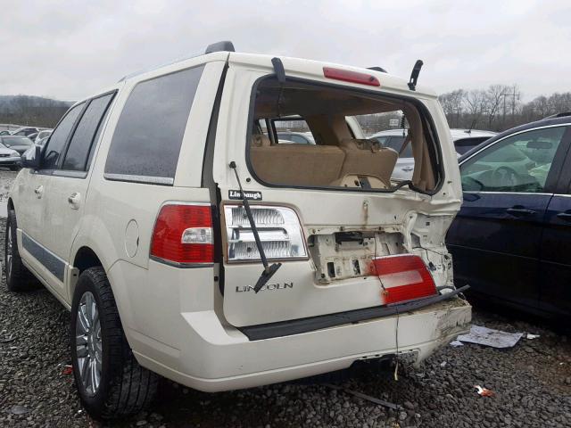 5LMFU27517LJ07071 - 2007 LINCOLN NAVIGATOR WHITE photo 3