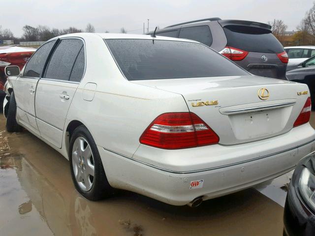 JTHBN36F240131233 - 2004 LEXUS LS 430 WHITE photo 3