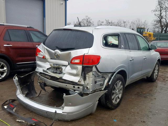 5GAKRCKD6DJ263787 - 2013 BUICK ENCLAVE SILVER photo 4