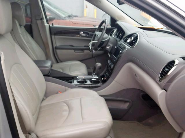 5GAKRCKD6DJ263787 - 2013 BUICK ENCLAVE SILVER photo 5