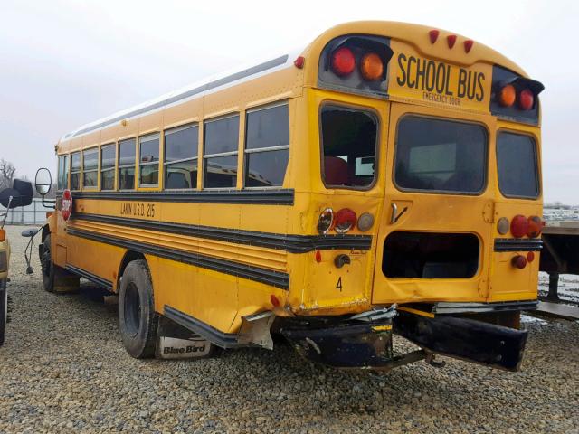 1BAKBCKH08F247061 - 2008 BLUE BIRD SCHOOL BUS YELLOW photo 3