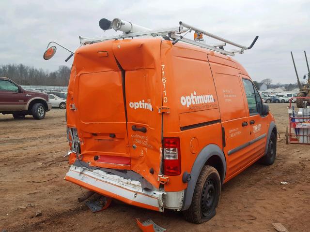 NM0LS7BN9BT067106 - 2011 FORD TRANSIT CO ORANGE photo 4