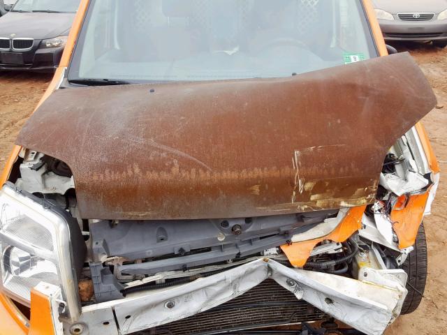 NM0LS7BN9BT067106 - 2011 FORD TRANSIT CO ORANGE photo 7