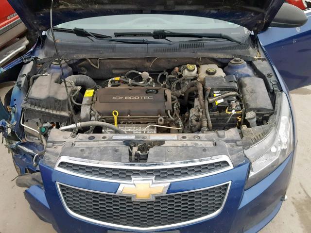 1G1PC5SH8C7398584 - 2012 CHEVROLET CRUZE LS BLUE photo 7