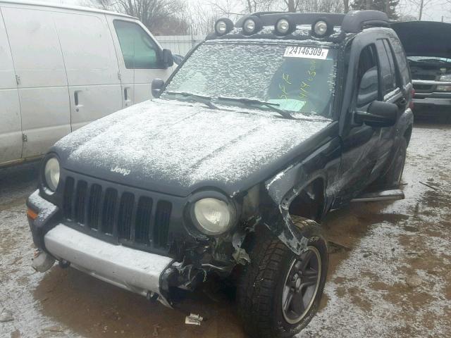 1J4GL38K43W722435 - 2003 JEEP LIBERTY RE BLACK photo 2