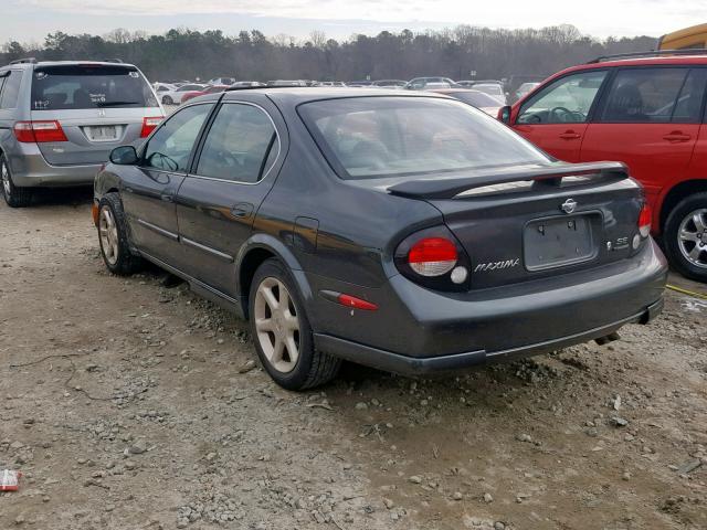 JN1CA31D41T601637 - 2001 NISSAN MAXIMA GXE GRAY photo 3