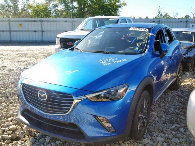 JM1DKBD71G0123296 - 2016 MAZDA CX-3 GRAND BLUE photo 2