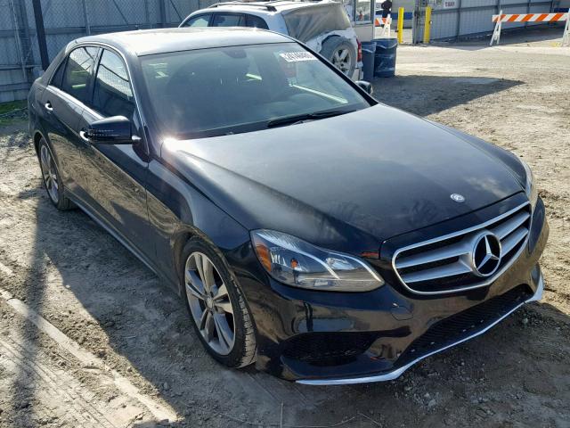 WDDHF5KB7EA820953 - 2014 MERCEDES-BENZ E 350 BLACK photo 1