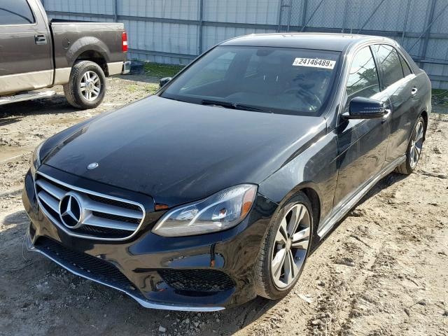 WDDHF5KB7EA820953 - 2014 MERCEDES-BENZ E 350 BLACK photo 2