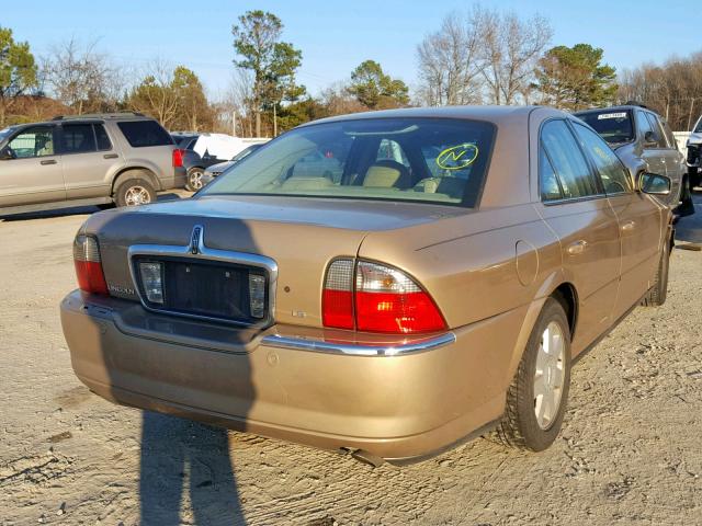 1LNHM86S75Y610626 - 2005 LINCOLN LS GOLD photo 4