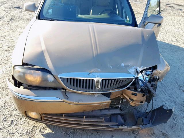 1LNHM86S75Y610626 - 2005 LINCOLN LS GOLD photo 7