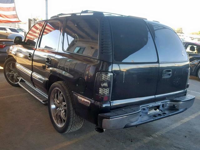 1GKEK13T0YJ201967 - 2000 GMC YUKON BLACK photo 3