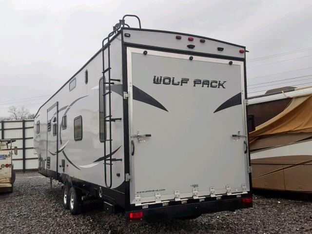 4X4FCTJ23GY208298 - 2016 WILDWOOD WOLF PACK GRAY photo 3