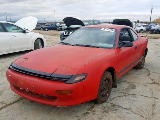 JT2AT86F5L0017458 - 1990 TOYOTA CELICA ST RED photo 2