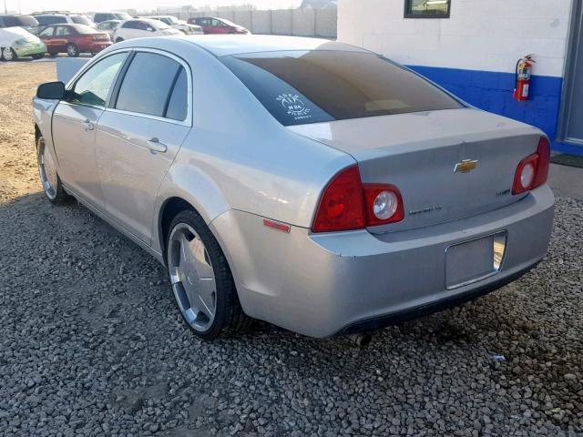 1G1ZC5E00AF187395 - 2010 CHEVROLET MALIBU 1LT SILVER photo 3