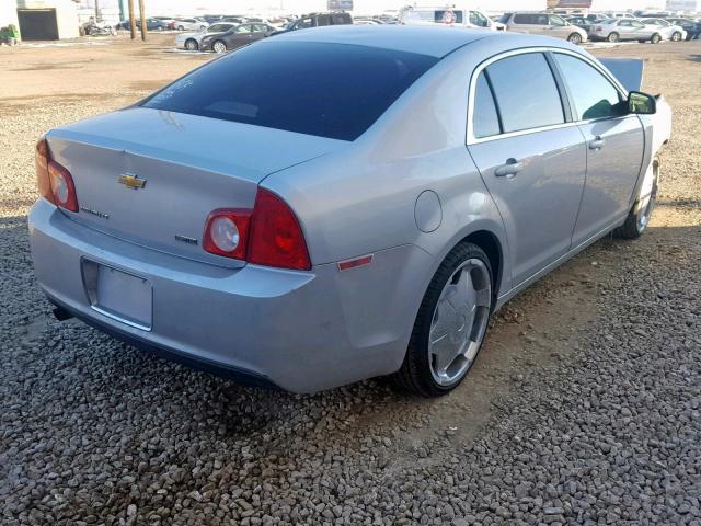 1G1ZC5E00AF187395 - 2010 CHEVROLET MALIBU 1LT SILVER photo 4