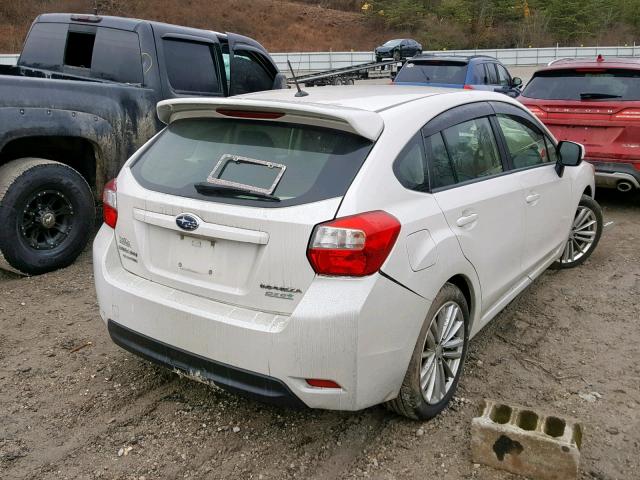 JF1GPAD64E8229035 - 2014 SUBARU IMPREZA PR WHITE photo 4