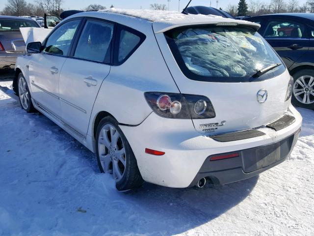 JM1BK343X91203946 - 2009 MAZDA 3 S WHITE photo 3