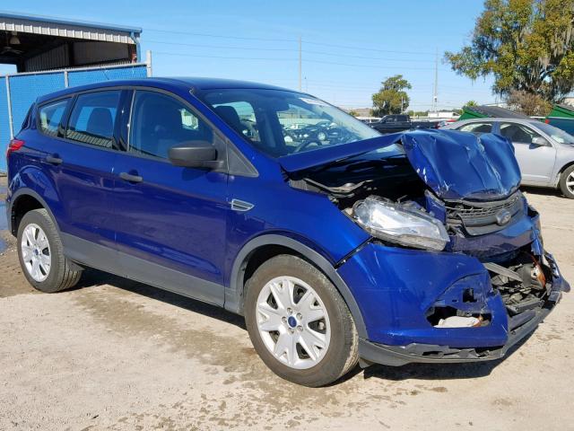 1FMCU0F75GUB89555 - 2016 FORD ESCAPE S BLUE photo 1