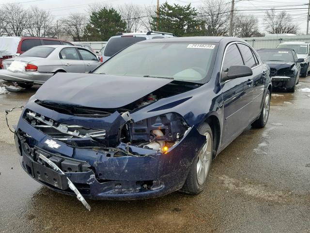 1G1ZB5E17BF379958 - 2011 CHEVROLET MALIBU LS BLUE photo 2