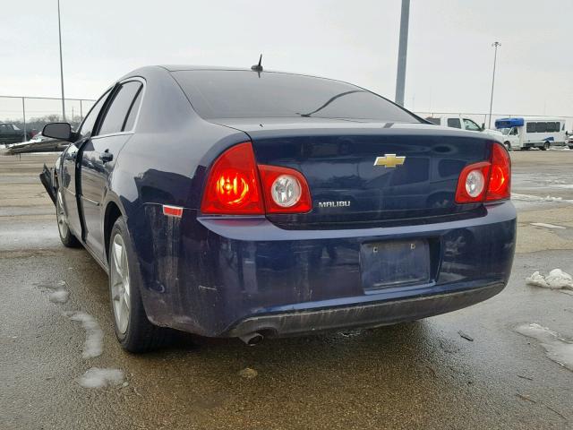 1G1ZB5E17BF379958 - 2011 CHEVROLET MALIBU LS BLUE photo 3