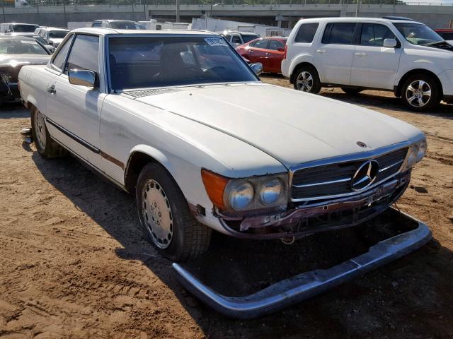 WDB1070461A037173 - 1985 MERCEDES-BENZ SL WHITE photo 1