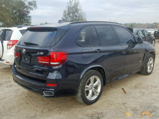 5UXKR2C58E0C00313 - 2014 BMW X5 SDRIVE3 BLUE photo 4