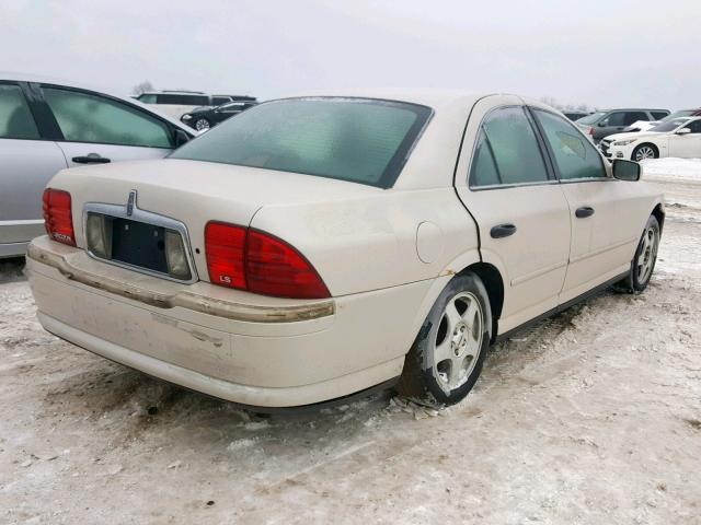 1LNHM86S81Y619247 - 2001 LINCOLN LS CREAM photo 4
