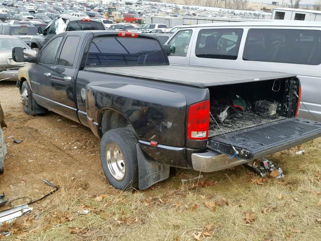 3D7MA48C13G841710 - 2003 DODGE RAM 3500 S BLACK photo 3