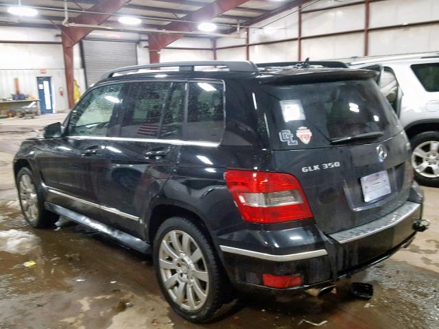 WDCGG8HB5AF394490 - 2010 MERCEDES-BENZ GLK 350 4M BLACK photo 3