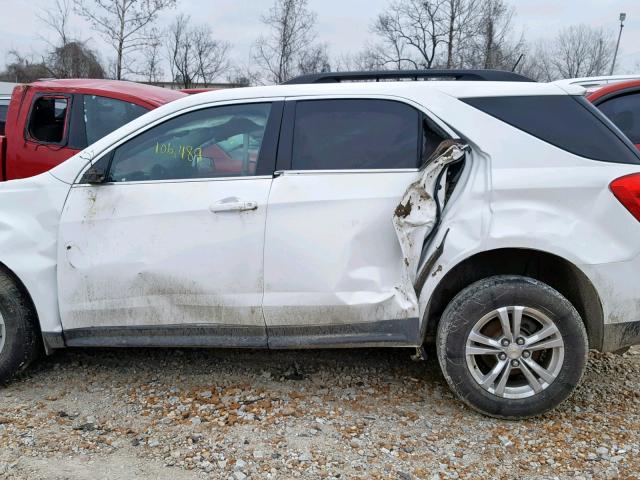 2GNFLGEK0E6232088 - 2014 CHEVROLET EQUINOX LT WHITE photo 9