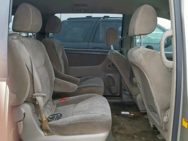 5TDZK23C28S137114 - 2008 TOYOTA SIENNA CE TAN photo 6