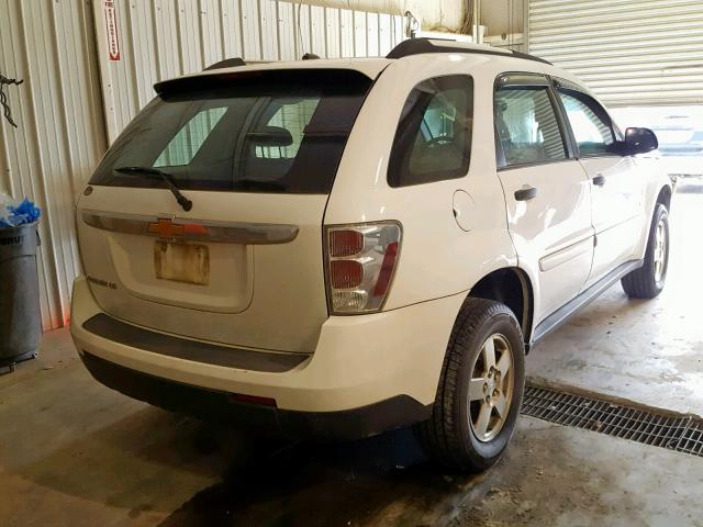 2CNDL23F186075843 - 2008 CHEVROLET EQUINOX LS WHITE photo 4