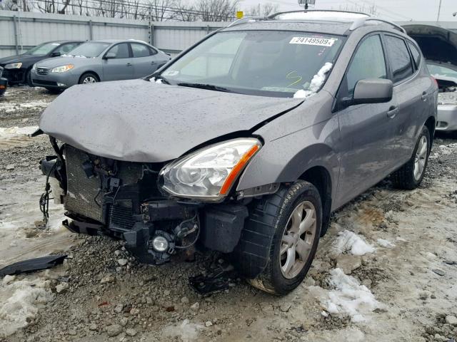 JN8AS58V49W447148 - 2009 NISSAN ROGUE S GRAY photo 2