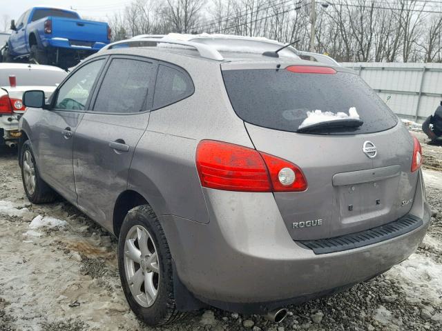 JN8AS58V49W447148 - 2009 NISSAN ROGUE S GRAY photo 3