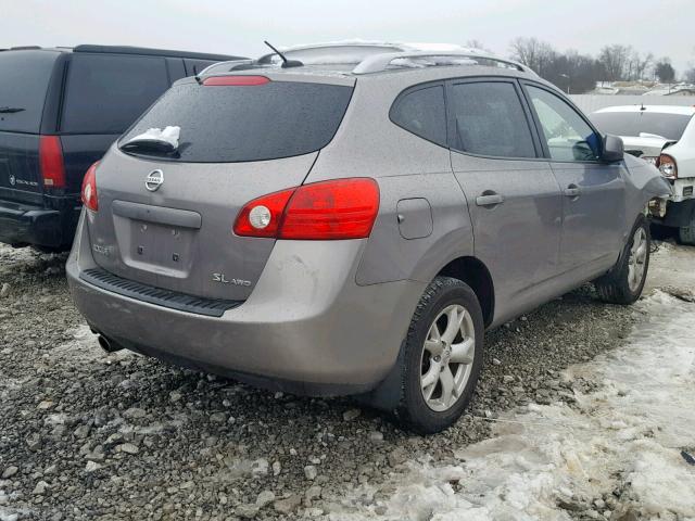 JN8AS58V49W447148 - 2009 NISSAN ROGUE S GRAY photo 4