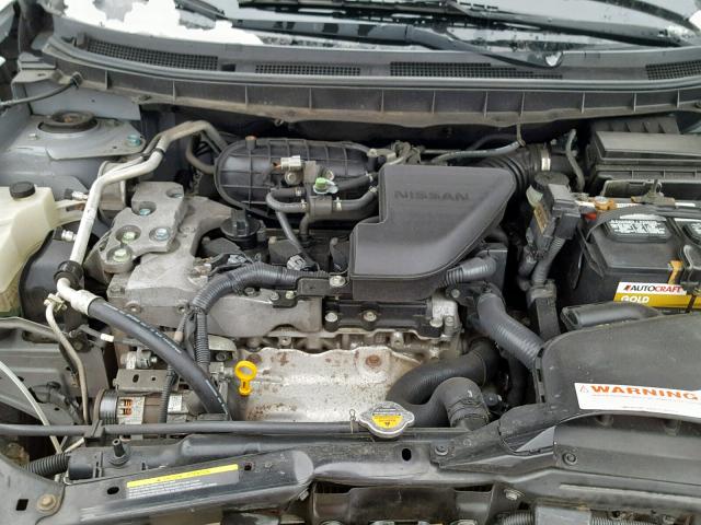 JN8AS58V49W447148 - 2009 NISSAN ROGUE S GRAY photo 7