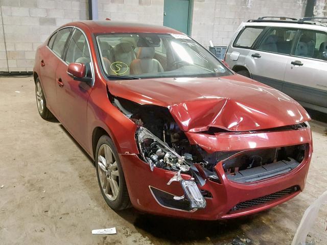 YV1612FH9D2207023 - 2013 VOLVO S60 T5 RED photo 1
