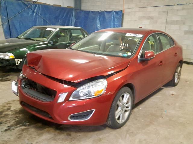 YV1612FH9D2207023 - 2013 VOLVO S60 T5 RED photo 2