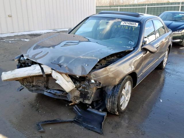 1YVGF22D025268393 - 2002 MAZDA 626 ES BROWN photo 2