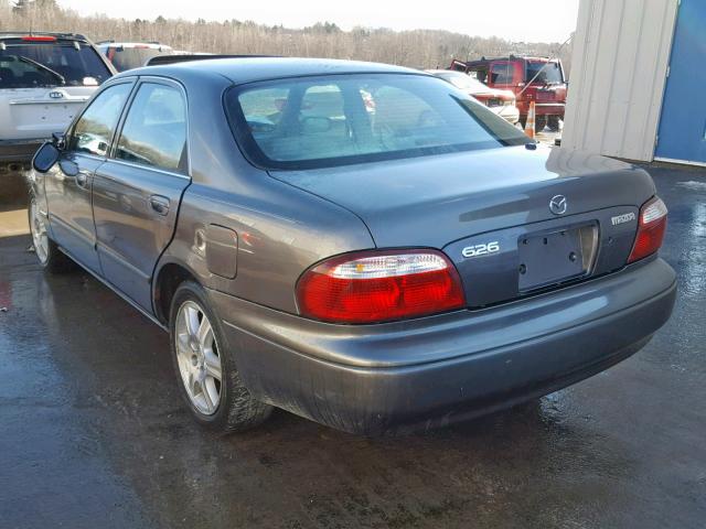 1YVGF22D025268393 - 2002 MAZDA 626 ES BROWN photo 3