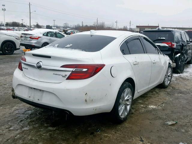 2G4GR5EXXG9161233 - 2016 BUICK REGAL PREM WHITE photo 4