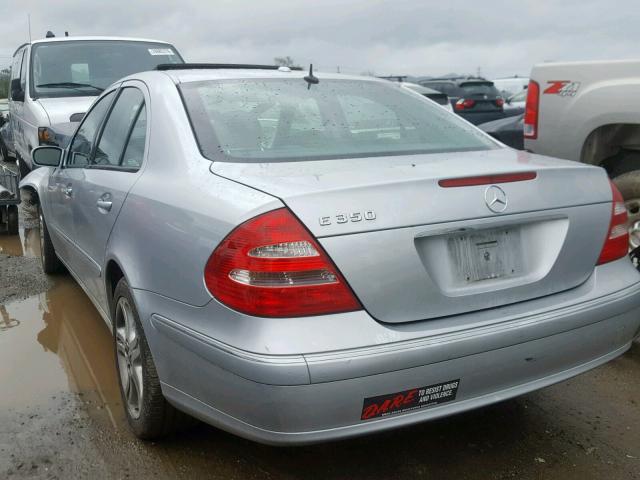 WDBUF56J16A944968 - 2006 MERCEDES-BENZ E 350 SILVER photo 3