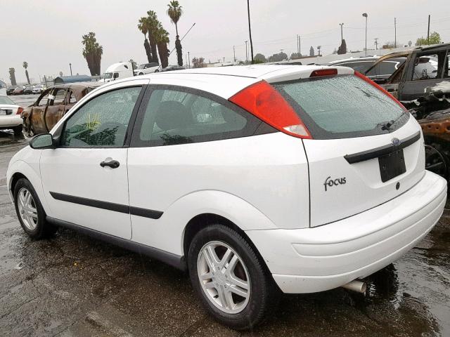 3FAFP31301R115687 - 2001 FORD FOCUS ZX3 WHITE photo 3