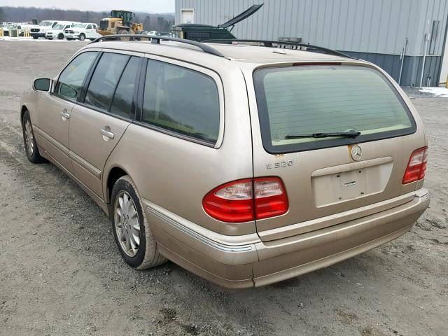 WDBJH65J81B246378 - 2001 MERCEDES-BENZ E 320 GOLD photo 3