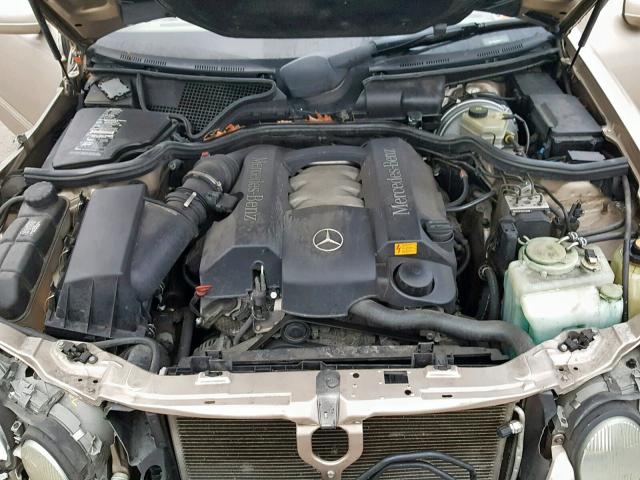 WDBJH65J81B246378 - 2001 MERCEDES-BENZ E 320 GOLD photo 7