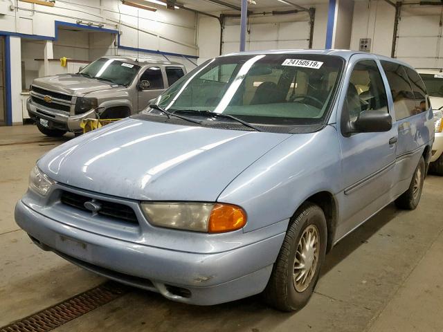 2FMDA5145WBB41596 - 1998 FORD WINDSTAR W BLUE photo 2